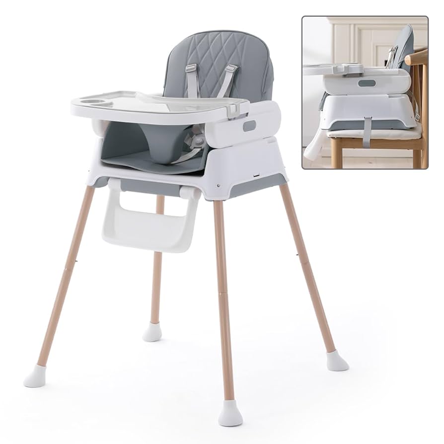 Amazon.com : 3 in 1 Baby High Chair,Adjustable Convertible